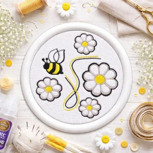 🌸 Bloom & Bee Embroidery Collection