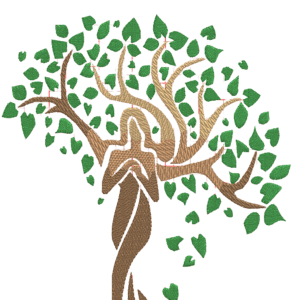 Spirit Tree of Life embroidery Design