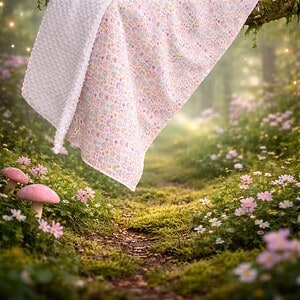 Enchanted Rainbow Dreams – Reversible Minky Blanket