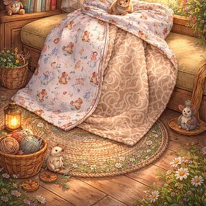 Storyland Swirl Reversible Blanket