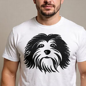 Cute Dog Face Machine Embroidery Design Download