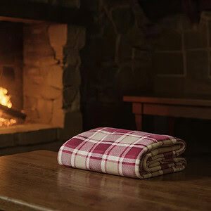 Soft Plaid Scottish Check Blanket for Warmth