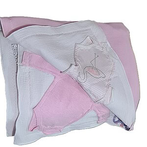 Chubby Onesy's Unique Blush Pink Blanket