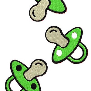 Classic Lime Binky Set of 3