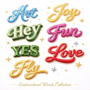 Embroidered Words Collection - Free Embroidery Designs