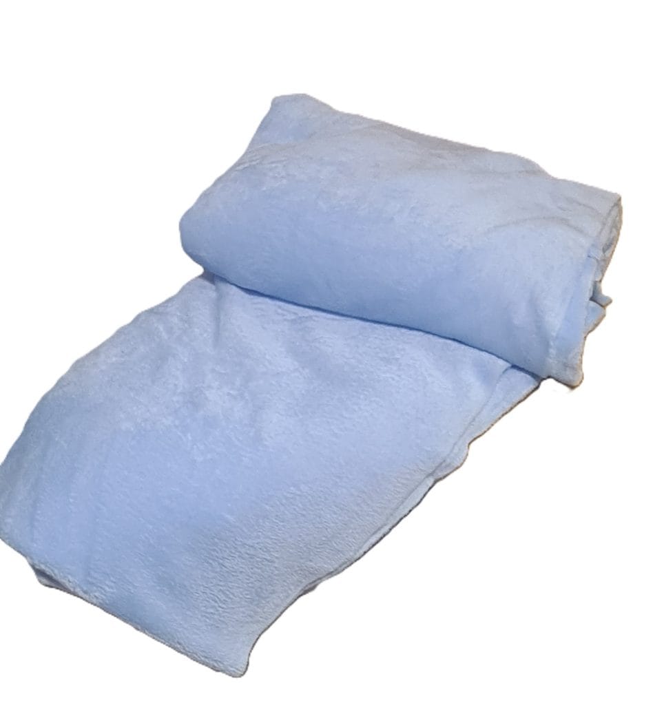 Soft Solid Embossed Mongolian Fleece Blanket